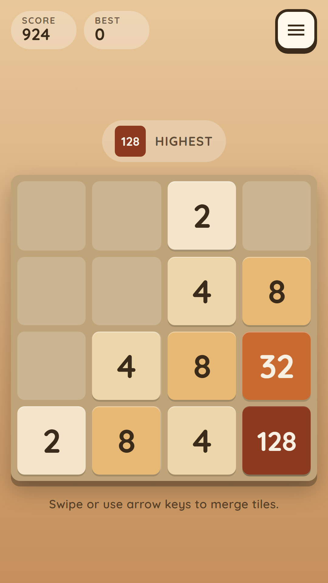 Hyper2048 screenshot